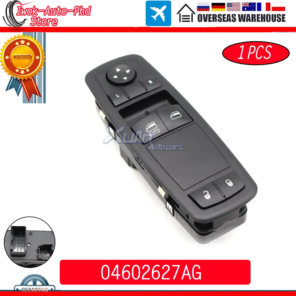 

Auto Electric Power Window Lifter Control Switch For Chrysler Town Country Dodge Grand Caravan Jeep 04602627AG Car 2008 - 2011