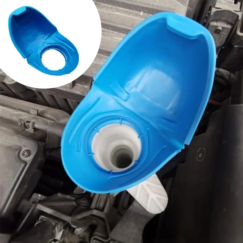 Araba sileceği yıkama sıvı haznesi tankı şişe kapağı kapak VW SKODA için Audi için plastik mavi 6V0955485 6V0 955 485