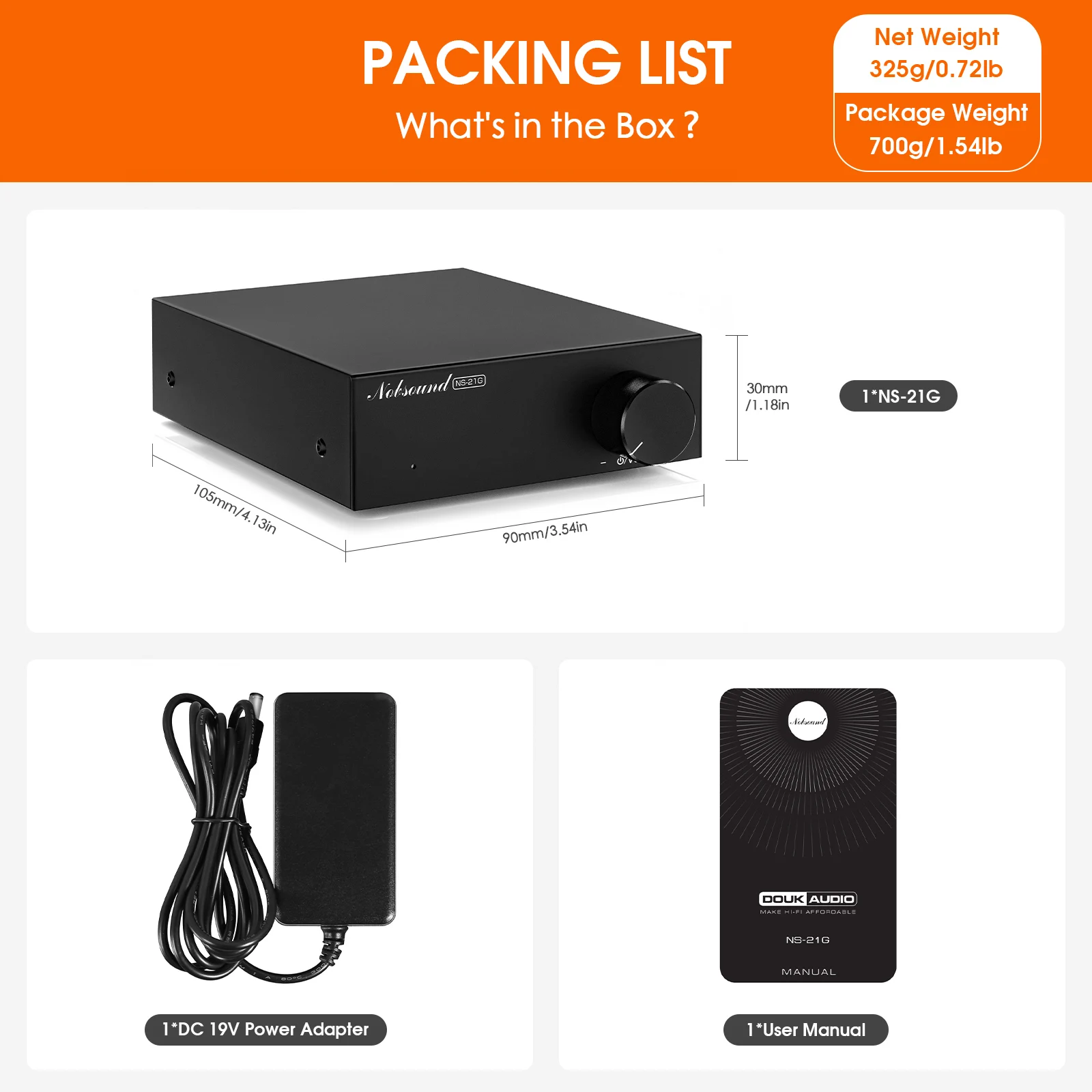 Nobsound NS-21G Mini 100W مضخم الصوت الرقمي أحادي القناة الصوت أمبير سطح المكتب المنزلي أمبير