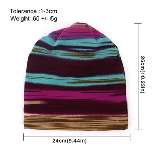 Regenbogen gestreifter Frühling Herbst Goros Heiße feine Doppelstricke Weichkappe Verwenden Sie Snood Mask Snood für Männer Frauen lässig Pullover Chapéu 11 Hauptverkäufe Arco Iris Cat - №3