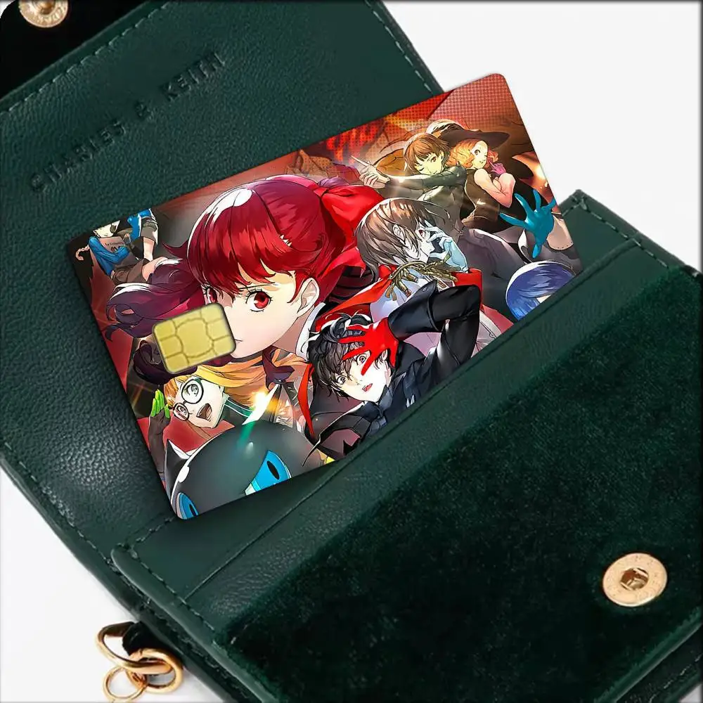 Kasumi Persona Yoshizawa 5   Waterproof Film Skin Cover Credit Card Stickers Debit Front Bank Bus Pass