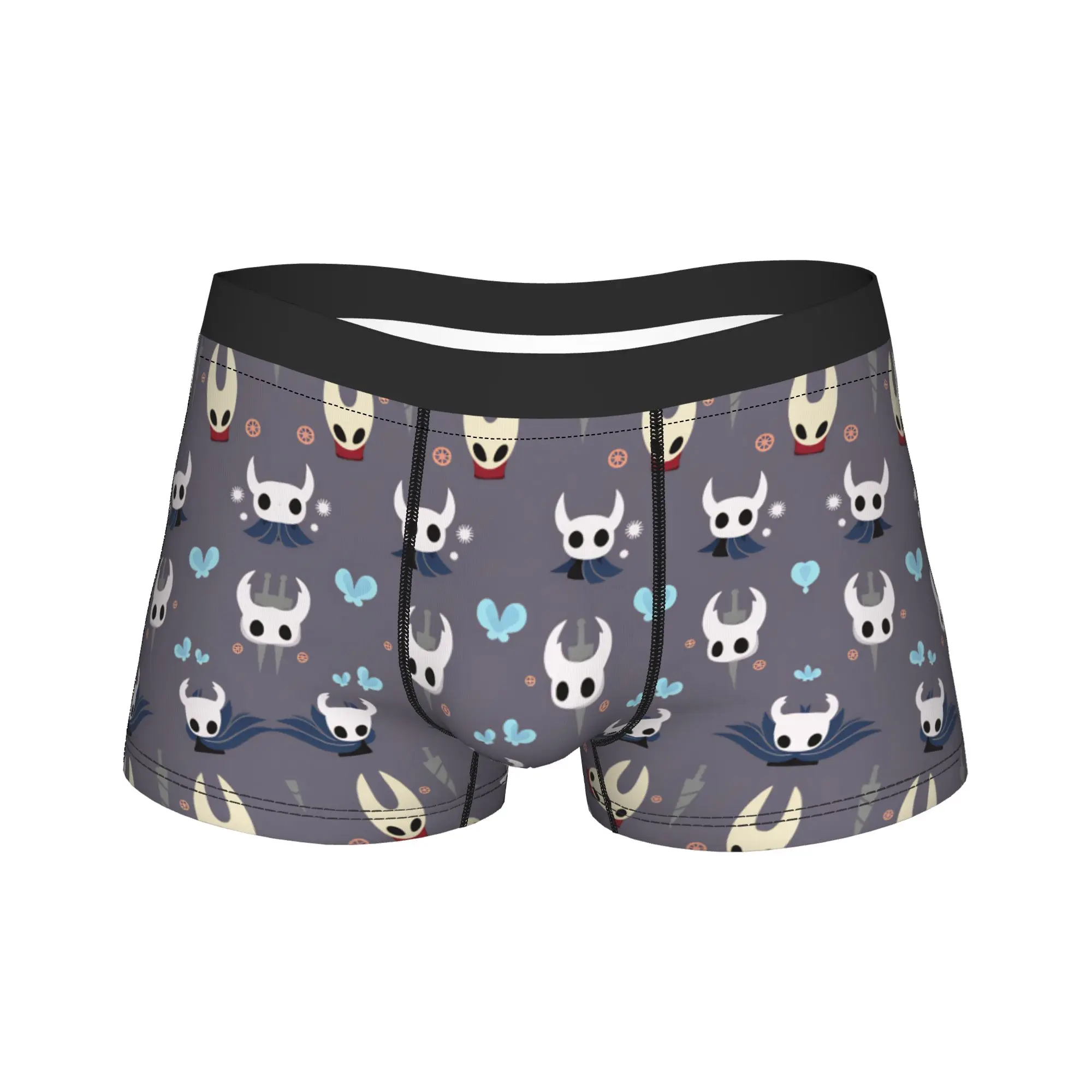 Hollow knigth  Underwear  Soft Trend Underpants Custom Shorts Briefs For Man Pouch Oversize Boxershorts