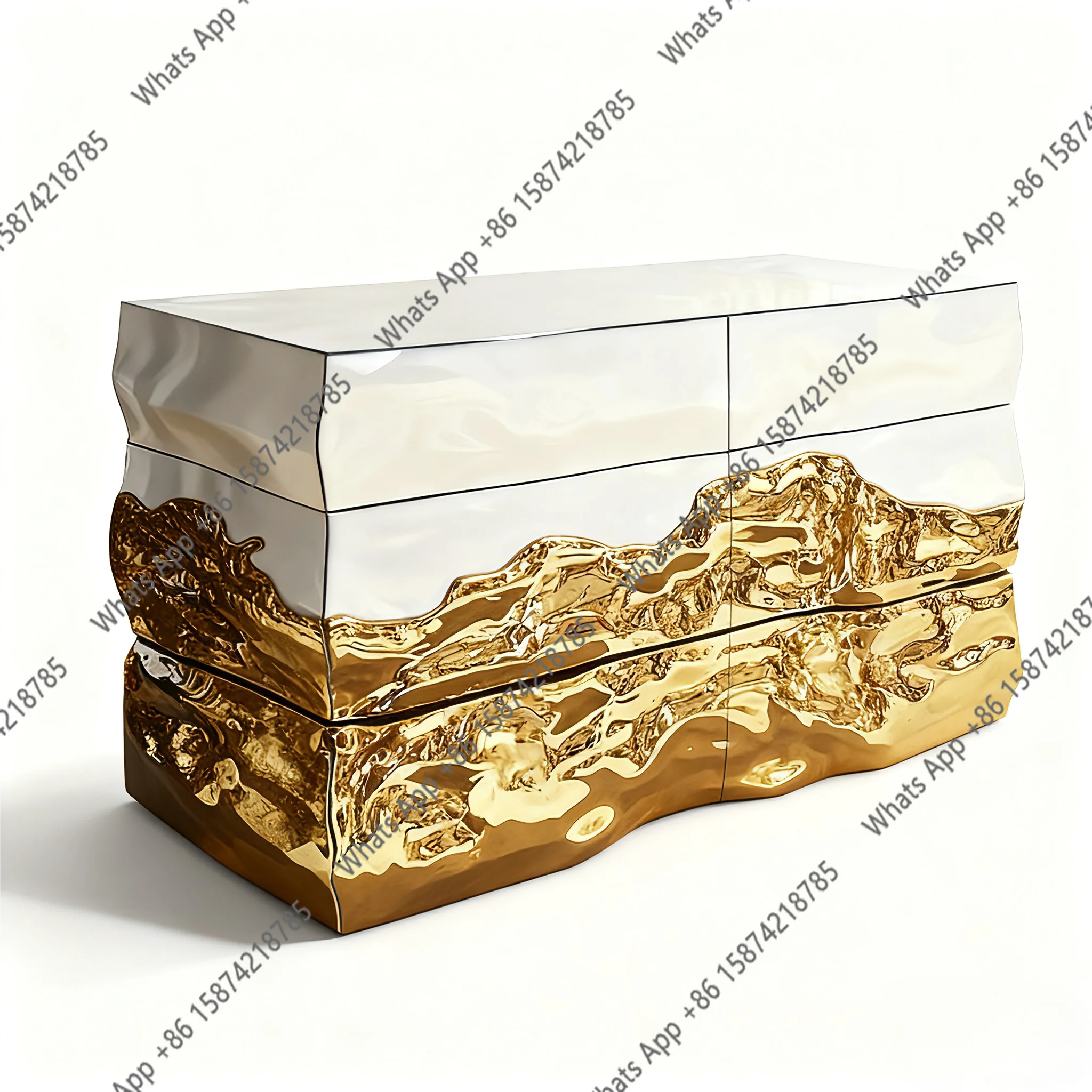 

R Original Design Art Dining Side Cabinet Italian Post-modern Decorative Cabinet High Luxury Nordic Modern Italian Porch Cabinet