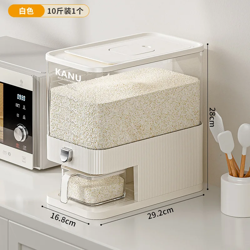 دلو الأرز المضغوط بدرجة الطعام، مقاوم للحشرات، مقاوم للرطوبة، مختوم، خزان الأرز المنزلي، حاوية تخزين الحبوب المتنوعة