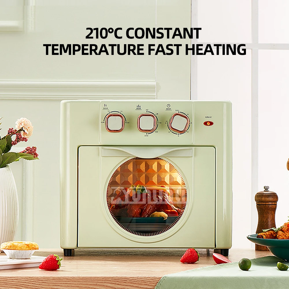 Fritadeiras de ar 18L domésticas de grande capacidade Forno de cozimento Fritadeira de ar Máquina multifuncional Fornos elétricos