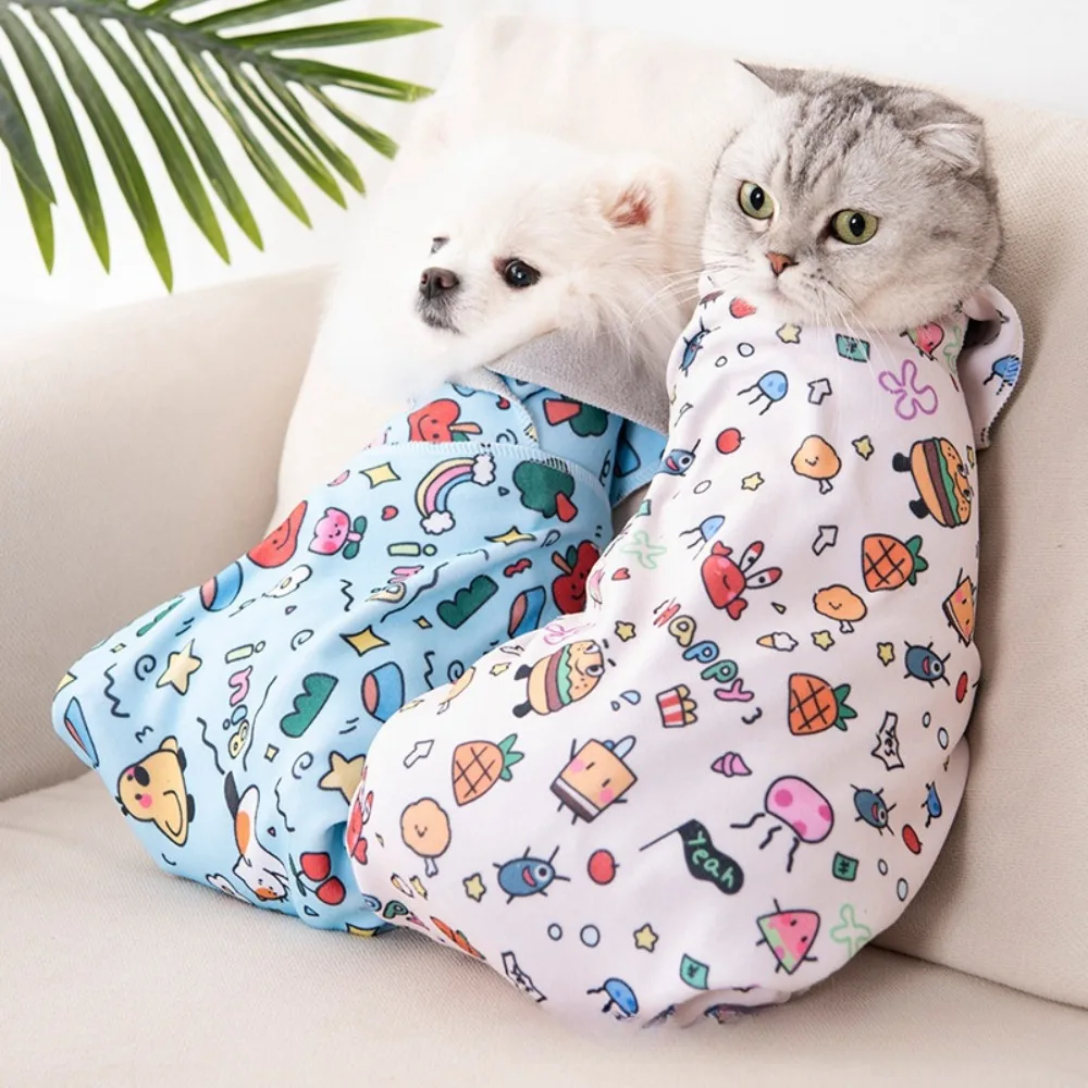 Hundred Patch Fabric Cosmetic Bags Anti-Scratch Multi-function Cat Wrap Fixed Bag Cartoon Anti-Bite Camera Lens Bag for Makeups