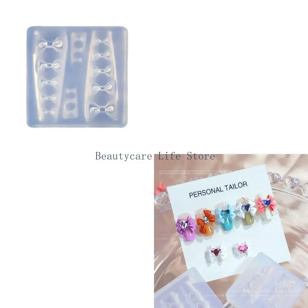 652C 3D Art Silicone Mold Angel Wings/Ribbon Bow-Designs Art Decorations Carving Mold DIY Art Mould Template