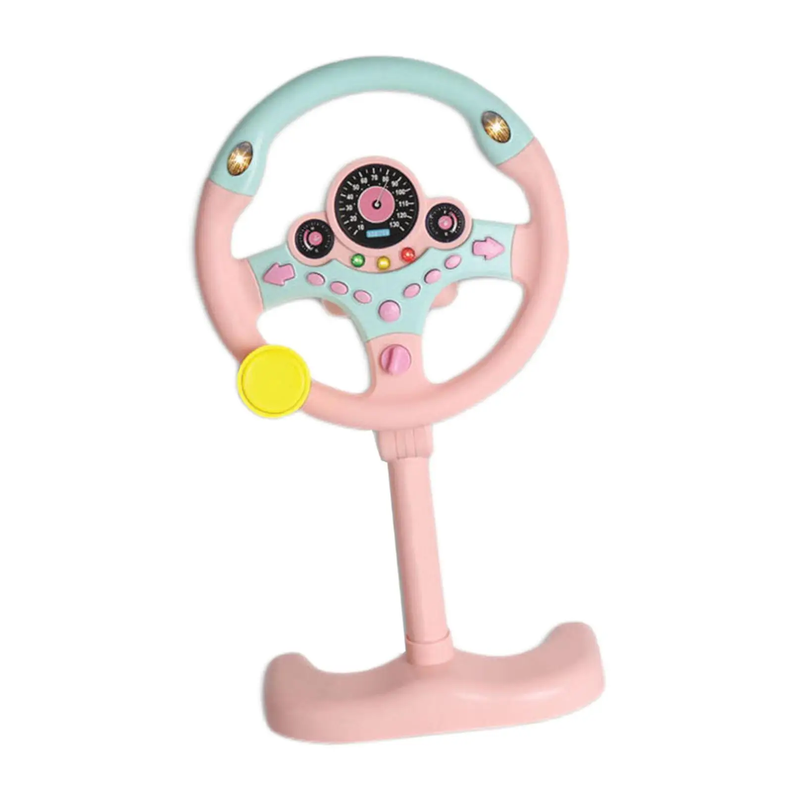 Multifunctional Steering Wheel Pretend Driving Toys for Boys and Girls with Light Sound Copilot Toy Electric Toys Baby Gifts