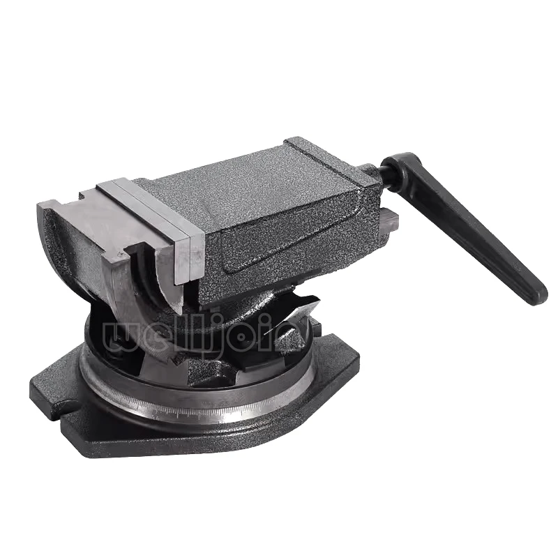 High precision 4 Inch Inclinable Angle Solid Flat Tongs 360-Degree Rotary Precision Taper Vise Precision High Quality