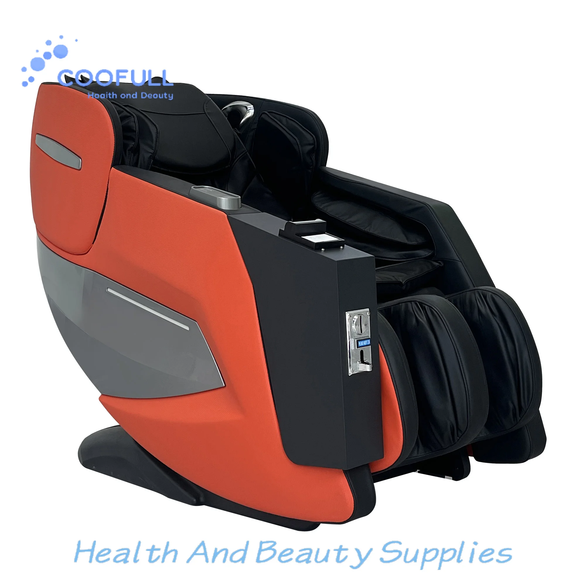 Coolfull Cheap Zero Gravity Commercial Vending Coin Bill Credit Card Qr Code Operated Chair Market Massage Chair for Full Body
