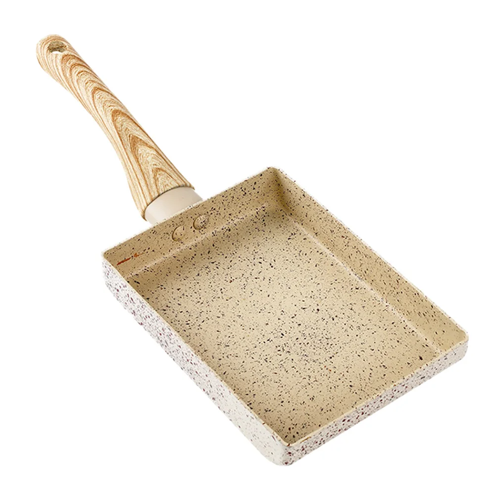 

1 шт., сковорода для завтрака с антипригарным покрытием, плоское дно, равномерная ручка с защитой от ожогов, подходит для индукционной плиты, газовая плита, блинов, стейков