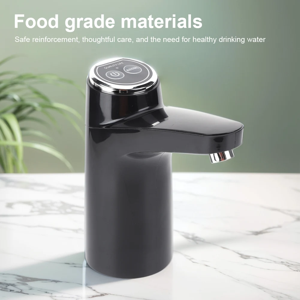 Electric Water Pump One Key Switch Portable Water Dispenser Wireless Water Pumping Device for Camping Water Tank