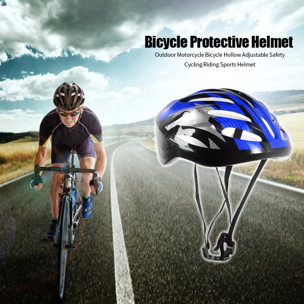 Adjustable Racing Cycling Helmet Outdoor Motorcycle Bicycle Protective Helmet Biking Portable Dustproof Cycling Parts