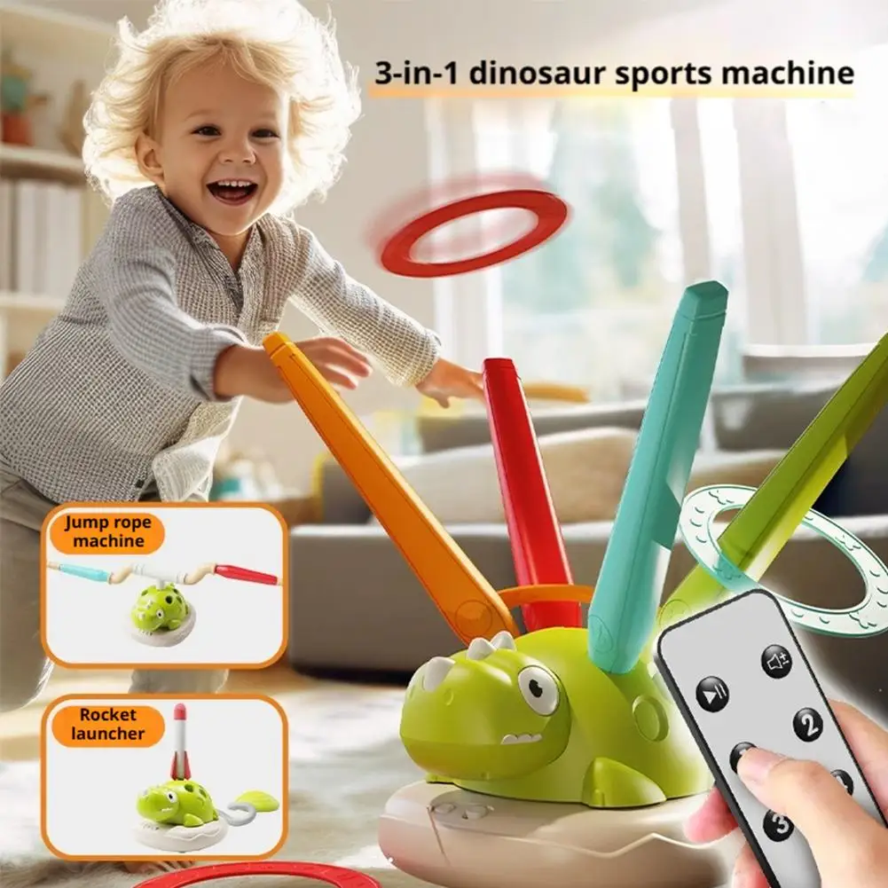Nuova macchina sportiva per dinosauri 3 in 1 Multigiocatore esterno Interattivo Divertente Integrazione Giocattoli per allenamento fitness fisico per bambini
