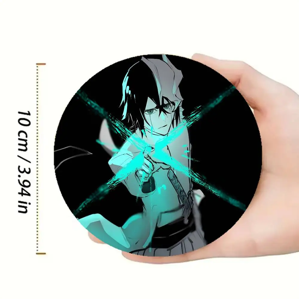 U-Ulquiorra Cifer B-BLEACH Heat-Resistant Pine Coasters Lightweight Sturdy for All Drinkware Easy to Clean 5