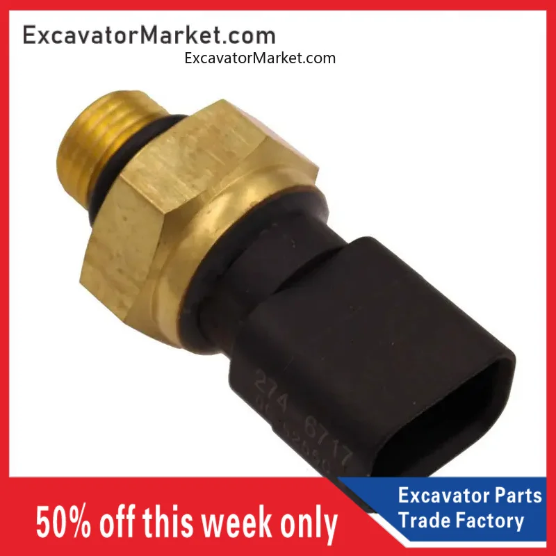 

For excavator For Caterpillar CAT 312 320 323 330 336 B C D Excavator 2746717 Oil Pressure Sensor Oil Sensing Plug