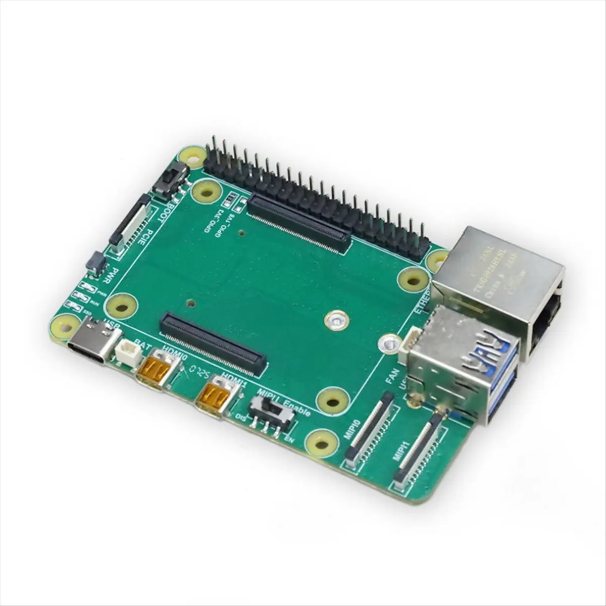A85P For Raspberry Pi CM5 Basic Expansion Board Type A Compute Module 5 IO Base Board USB3.0