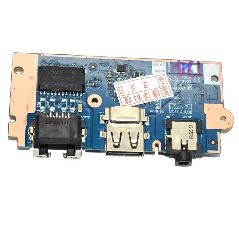 

Новая USB-аудиоплата ввода-вывода с кабелем RJ45, порт Lan для E570 E575 NS-A831 NBX0001J000 TT