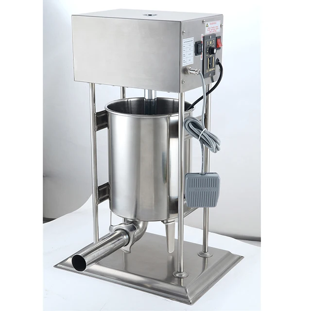 

ETV20L 25L stainless electric sausage filler making machine price/vacuum Electric stuffer sausage machine