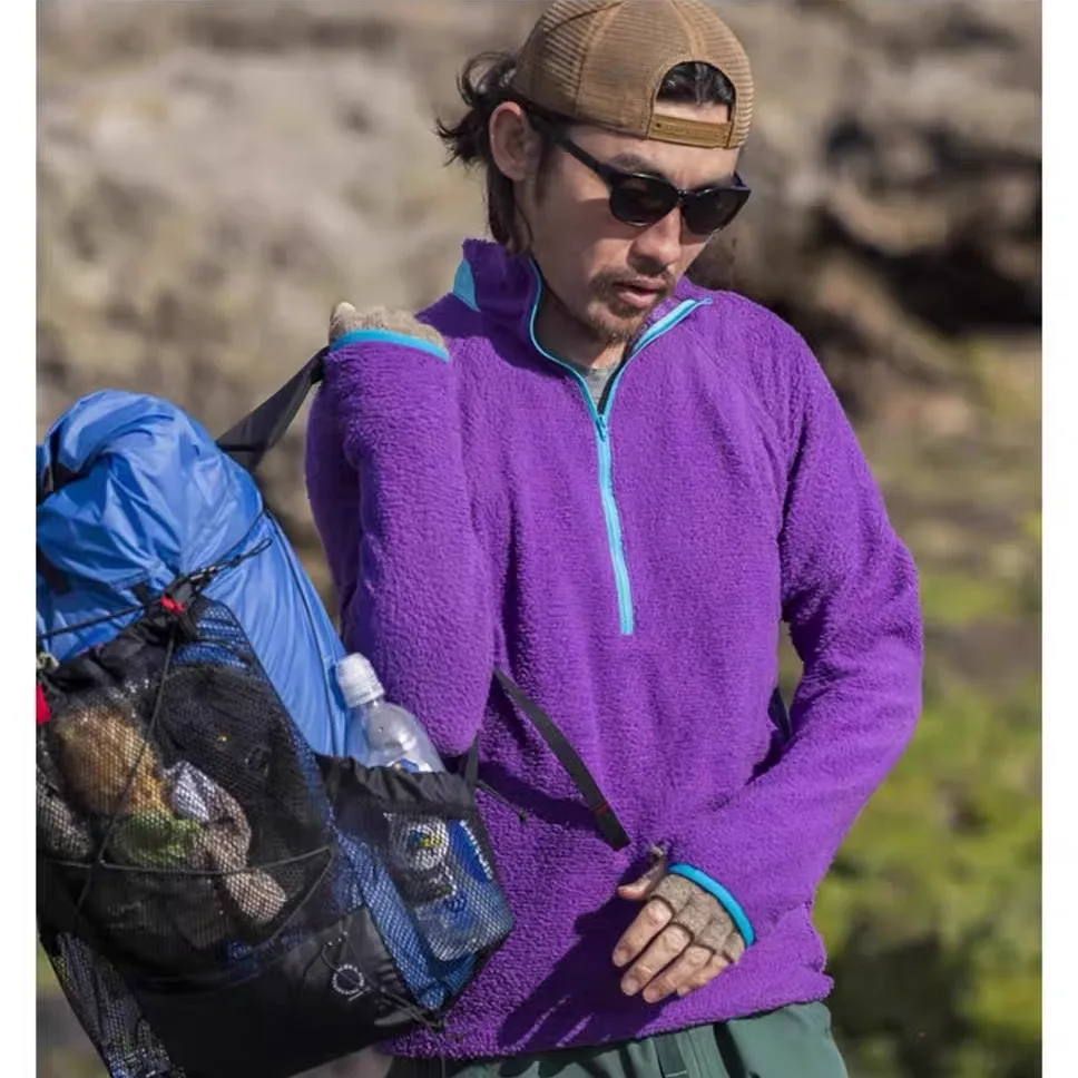 

Активный пуловер Yamatomichi Evolving, флисовый пуловер среднего слоя с полумолнией для мужчин и женщин