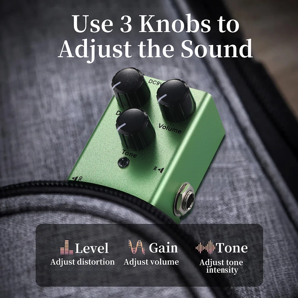 E-Gitarren-Pedal Vintage Overdrive/US Dream/Classic Chorus/Vintage Phase/Tremolo/Analog Delay/Digital Delay/Ultimate Drive – Detail 2