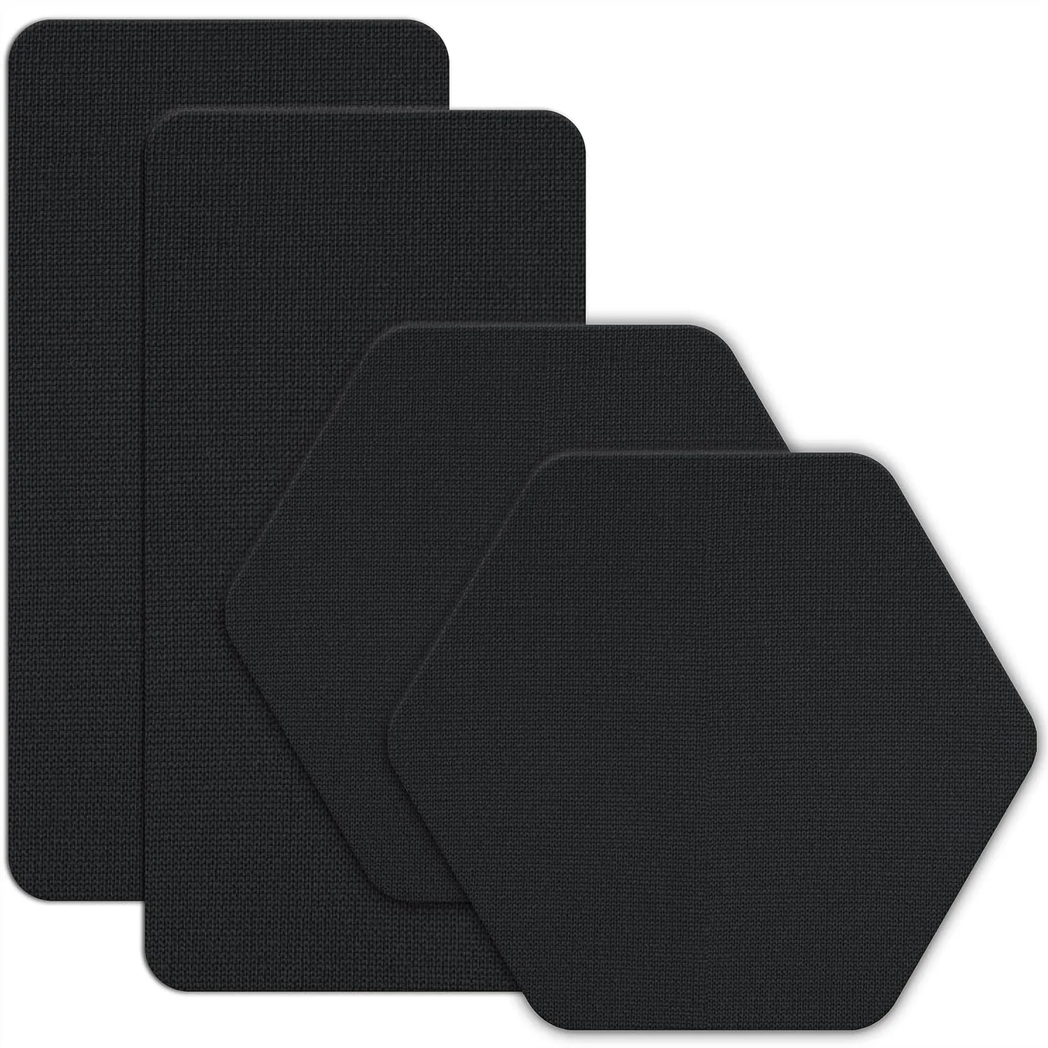 

GORE-TEX Fabric Patches for Waterproof Jacket & Rain Gear Repair, 4 Patches, 2.5" x 2.8" Hex & 2.5" x 4" Rectangle