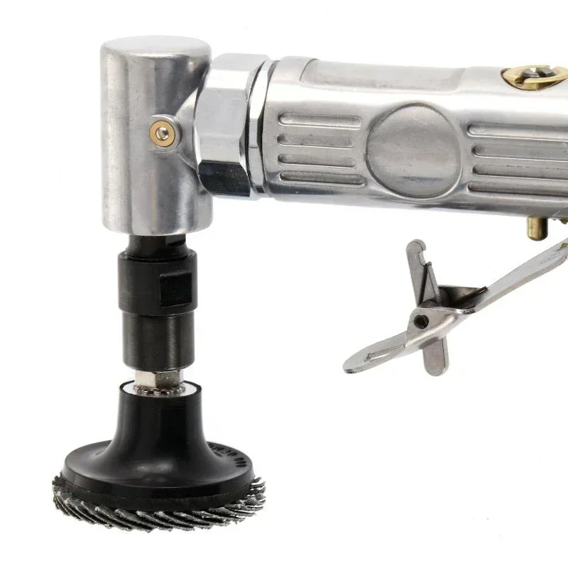 Poratble Mini 1/4 Air Angle Die Grinder 90 Gradi Pneumatico Rettifica Lucidatrice Mulino Macchina Per Incidere con Dischi Abrasivi Kit di Strumenti