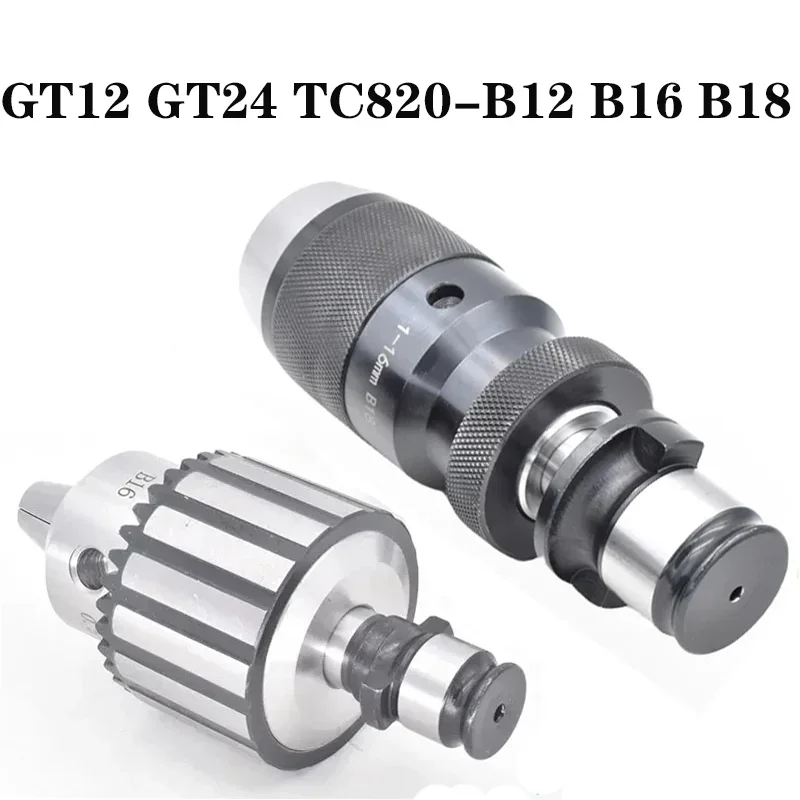 

1Set Drill Chuck Adapter Transfer Sleeve B12 B16 B18 GT12 GT24 TC820 Connecting Rod Bench Drilling Machine