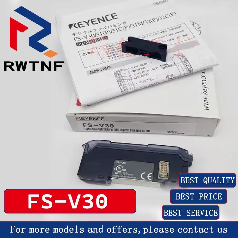 

Brand New Genuine FS-V30 KEYENCE NPN digital fiber optic sensor, 100% original warehouse stock