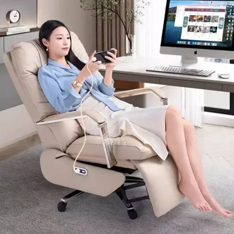 Ergonomic Office Chair Massage White Executive Modern Computer Chair Designer Lounge Sillas De Oficina Library Furniture