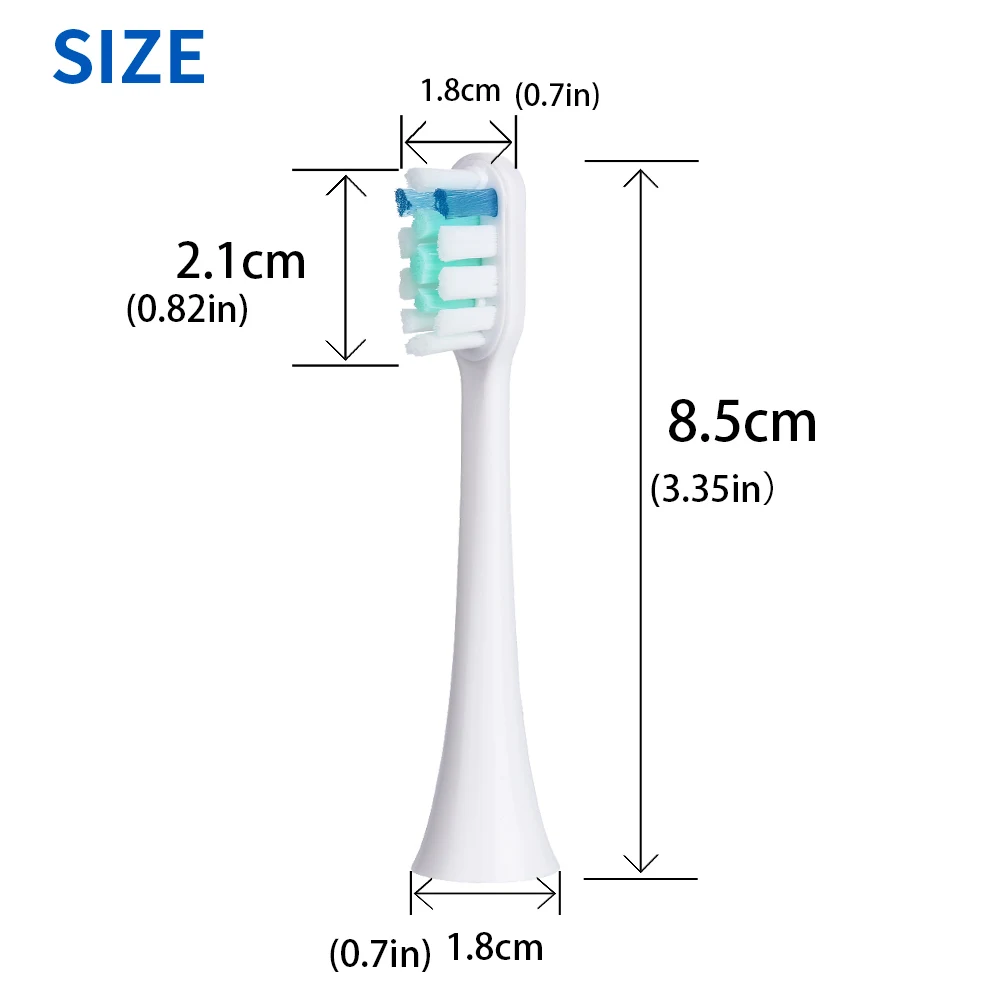 رؤساء استبدال فرشاة الأسنان الكهربائية ، استبدال العناية بالفم ، رؤساء فرشاة الأسنان ، متوافق مع HX3226 ، HX6730-HX9352 ، 3 ، 6 ، 8 ، 9 مجموعة كاملة