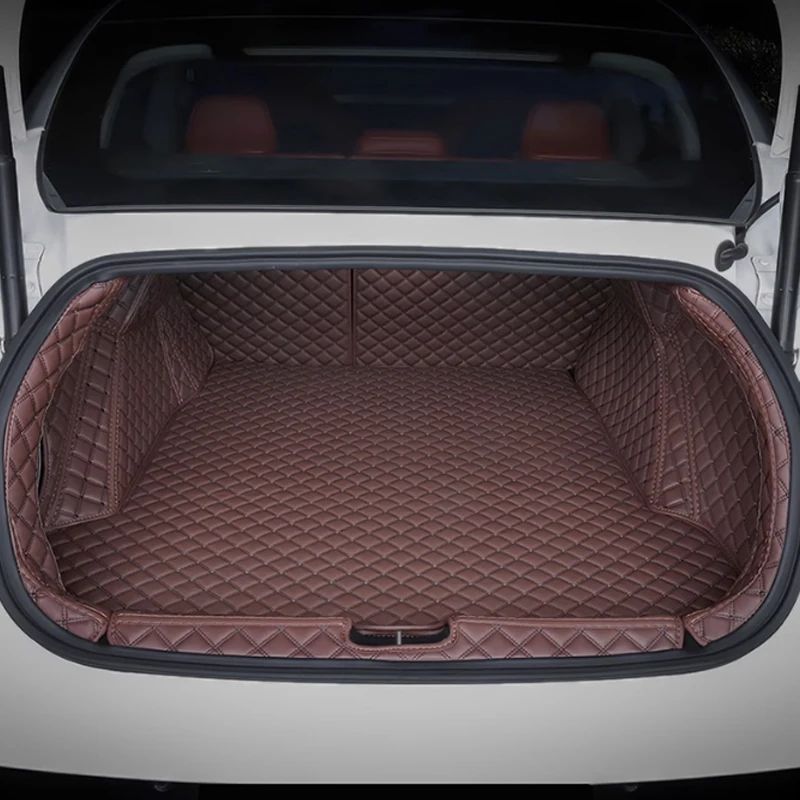 For XPENG P7 P7i 2022-2024 Accessories Car Trunk Mats Tailbox Cargo Liner Anti-dirty Protector Cover Pads