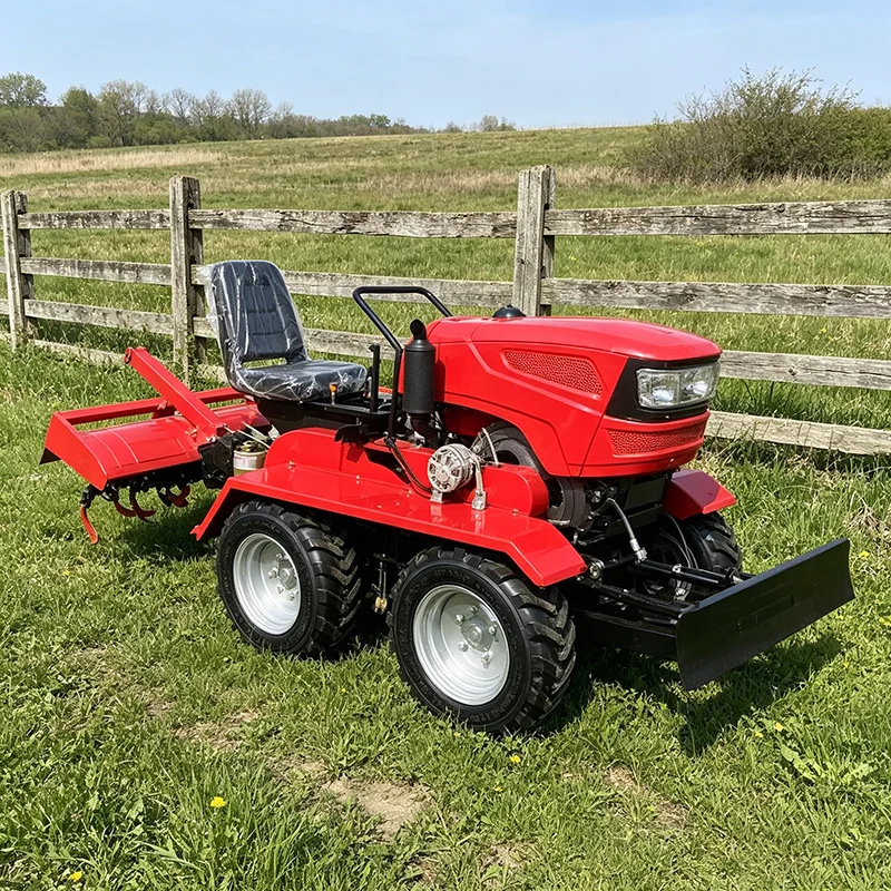 

Customized Wheel Rotary Tiller with Wheel Micro Tiller for Four Wheel Tractor and Ride-On Plowing Tractor