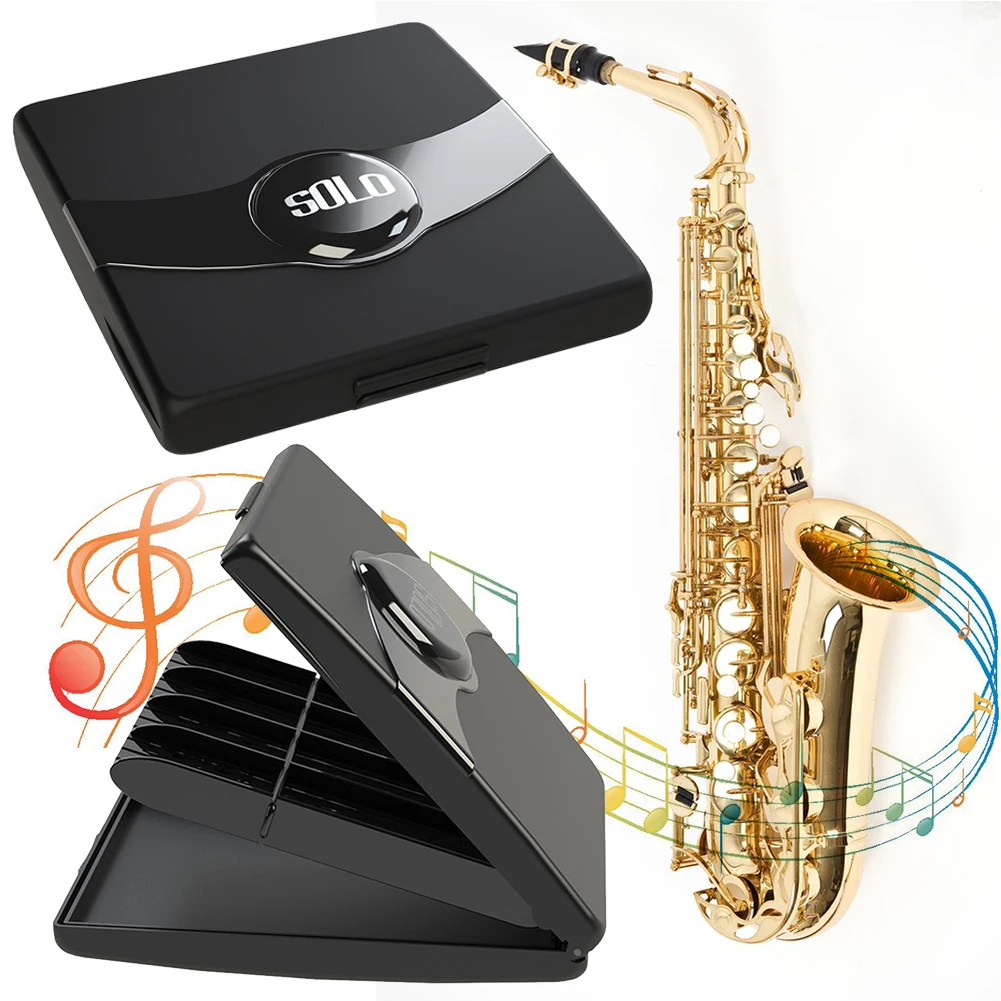 

Водонепроницаемый футляр для 8 тростей, портативный кейс для тростей для кларнета, чехол для хранения тростей для саксофона, аксессуары для саксофона