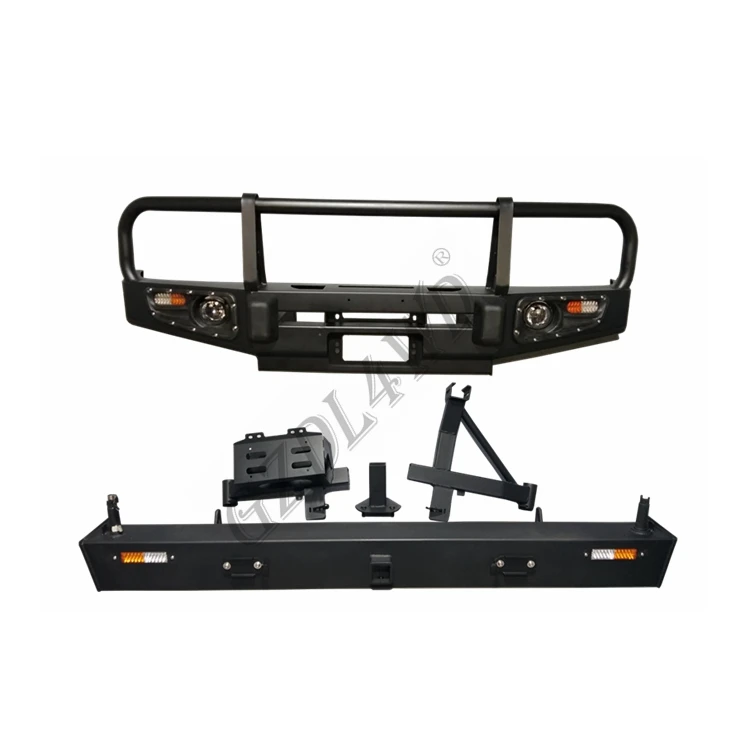 4x4 ملحقات الطرق الوعرة المصد الأمامي لـ Patrol GR Y60 Wagon 1987-1997 GQ Series Bull Bar #4
