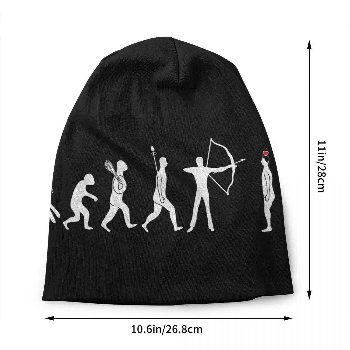 Archery Archer Evolution Gift Bonnet Hat Knit Hats Men Women Fashion Unisex Adult Bow Hunting Lover Winter Warm Beanies Cap