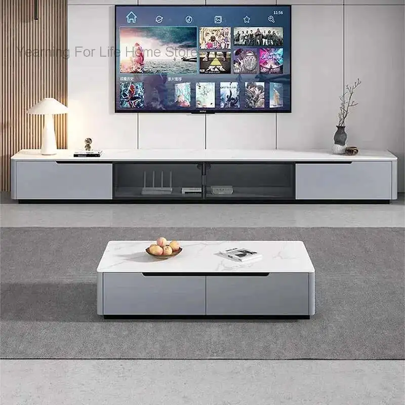 

Aesthetic Luxury Coffee Table Design Minimalist Glam Square Coffee Tables Modern Storage Tavolino Salotto Living Room Furniture