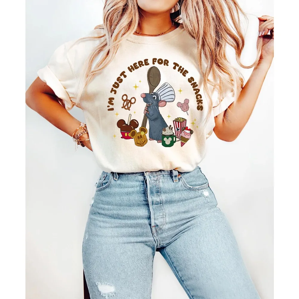 قميص Little Chef Remy، قميص Disney Remy للأطفال، سويت شيرت Ratatouille المضحك، فقط هنا لتي شيرت الوجبات الخفيفة،