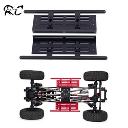 2 Pcs Aluminum Alloy Rock Sliders Adjustable Side Step Armor for 1/10 RC Crawler Car SCX10 I II TRX4 Wrangler Upgrade Parts