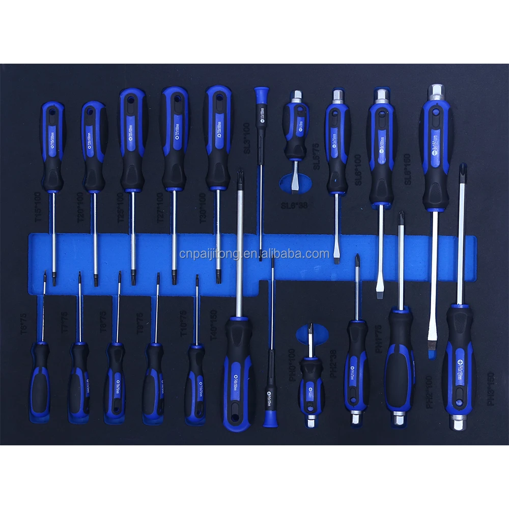 Tool Cabinet 4-Drawer Steel Lockable Rolling Cart OEM Automotive Workshop Industrial Professional Tool Storage Anti-Rust Finish
