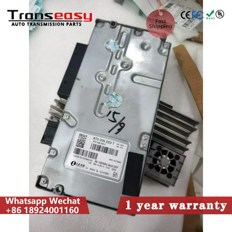 

Усилитель мощности 8T0 035 223 F/8T0 035 223 AN для Audi A4 Q5BO A5 S4 S5 8T0035223F 8T0035223AN 8T0035223AL 8T0035223H