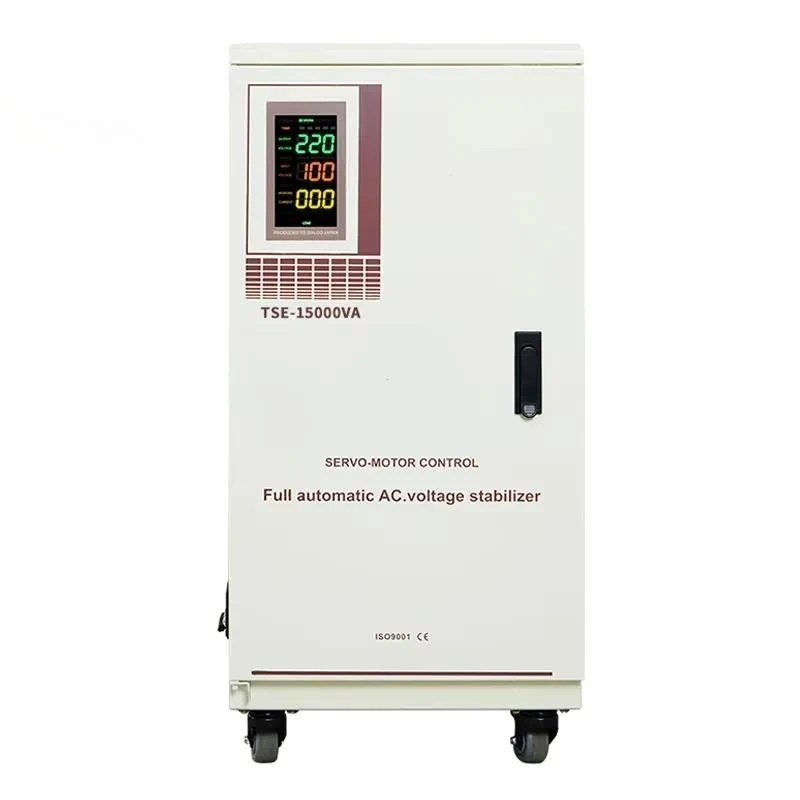 Hot Selling SVC-10KVA 15KVA Automatic Voltage Regulator High Precision 220V Single-Phase AC AVR Stabilizer OEM/ODM