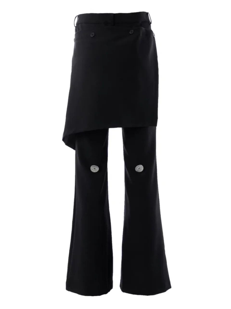 

Cleanfit Detachable Fake Two-Piece Bell Bot Men's Women's Spring Summer Casual Pants mid Waist Long Trousers Youth Sle