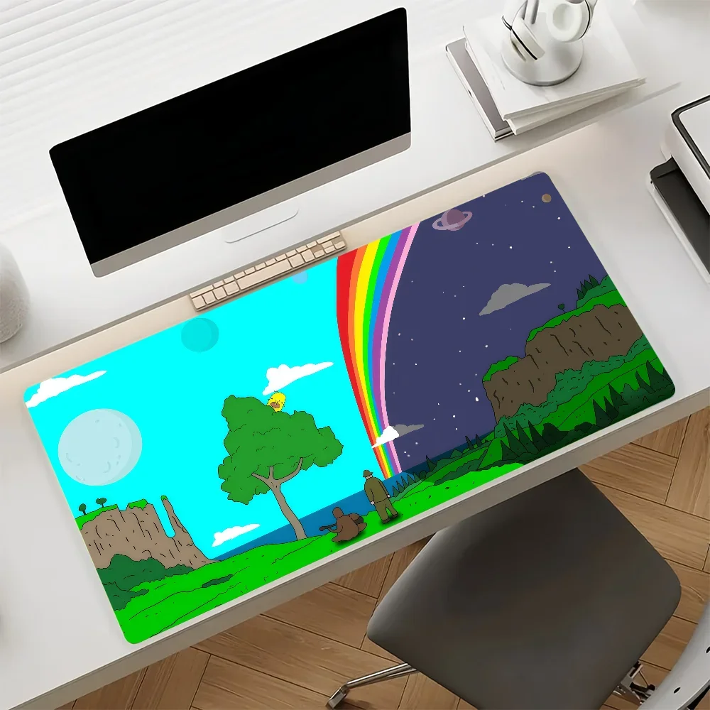 The B-Big Lez S-Show Cartoon Funy Mouse Pad Anti Slip Rubber Edge Locked Thickened Laptop Gaming Desk Mat