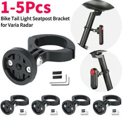 1-5Pcs Bicycle Saddle Lamp Mount Bike Seatpost Bracket Taillight Seatpost Holder for Garmin Varia Radar Rearview Taillight