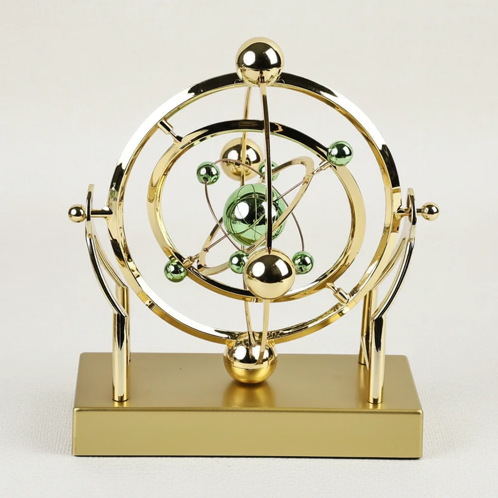 Celestial Orbit Pendulum Perpetual Motion Machine Kinetic Art Desk Decor Astronomy Model Craft Home Office Table Ornament Gift