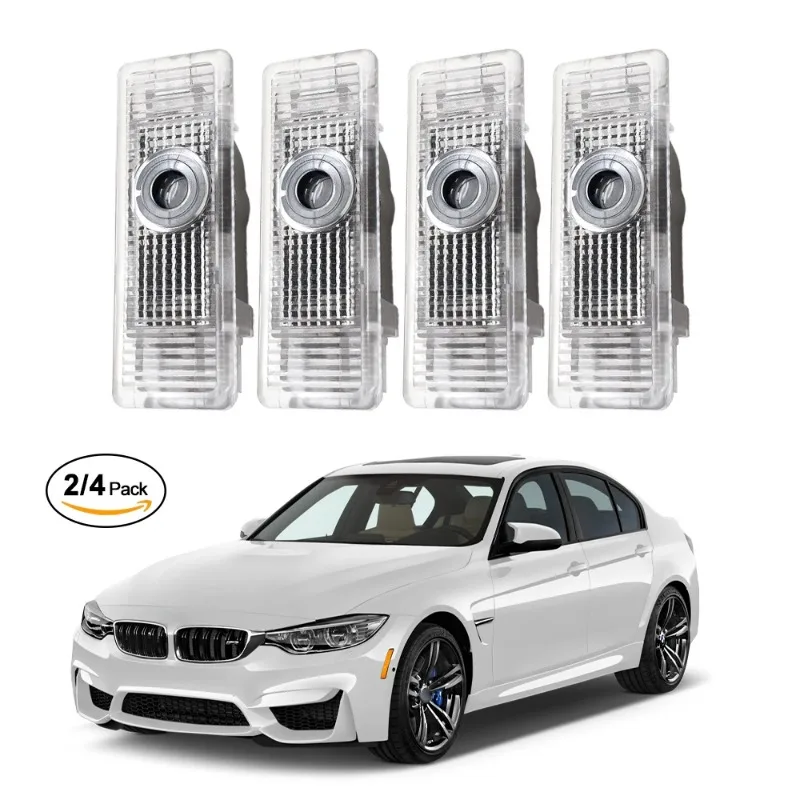 

4pcs LED Car Door Welcome Logo Light For BMW 1 3 4 5 6 7 Series X1 X2 X3 X4 X5 X6 X7 328i 28i 530i 528i E92 Auto Accessories