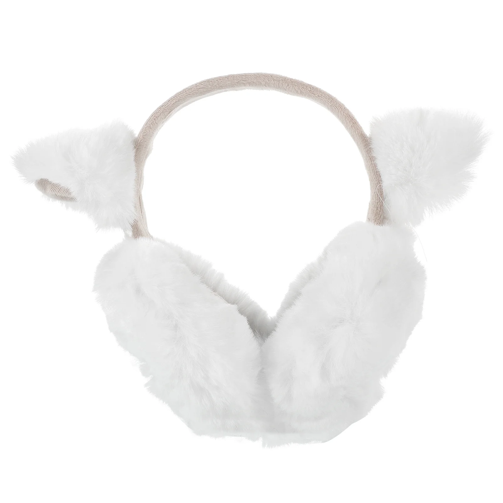 آذان القط غطاء للأذنين عقال دافئ قابل للطي لطيف الشتاء الأذن دفئا خفيفة الوزن المحمولة مريحة ارتداء لطيف غطاء للأذنين عقال #2