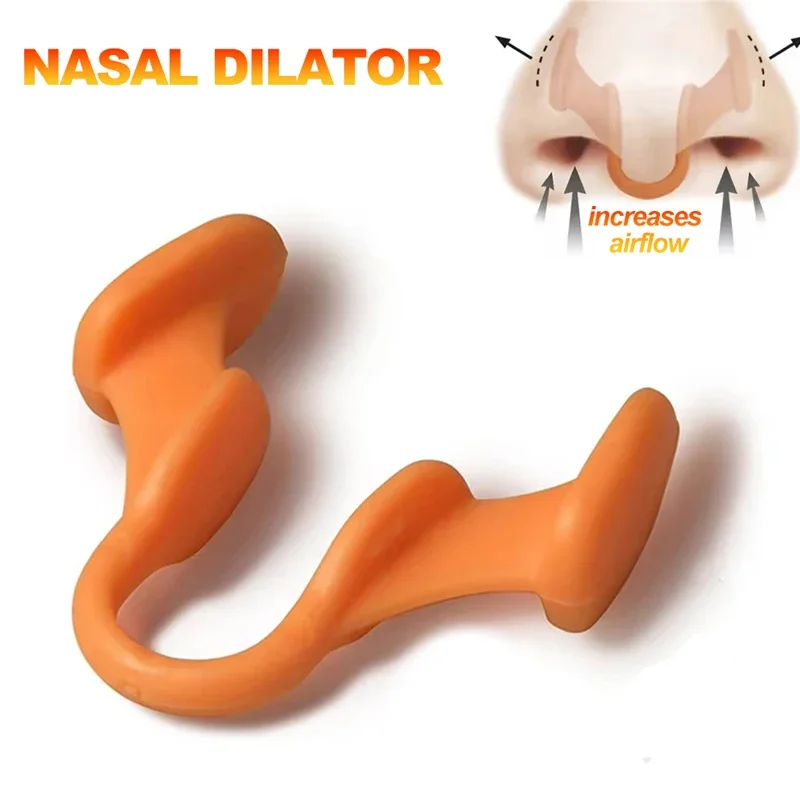 1Pcs Silicone Nose Clip Anti Snoring Nasal Dilator Stop Snore Aid Easy Breathe Improve Sleeping Rhinitis image 2