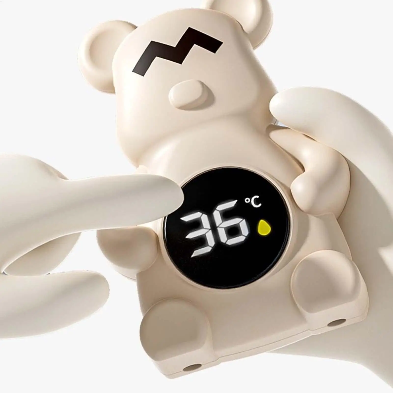 Baby Bath Temperature Sensor Bathtub Meter Bear Shape Floating Toy Water Temperature Monitor for Hot Spring Shower Swimming Lake